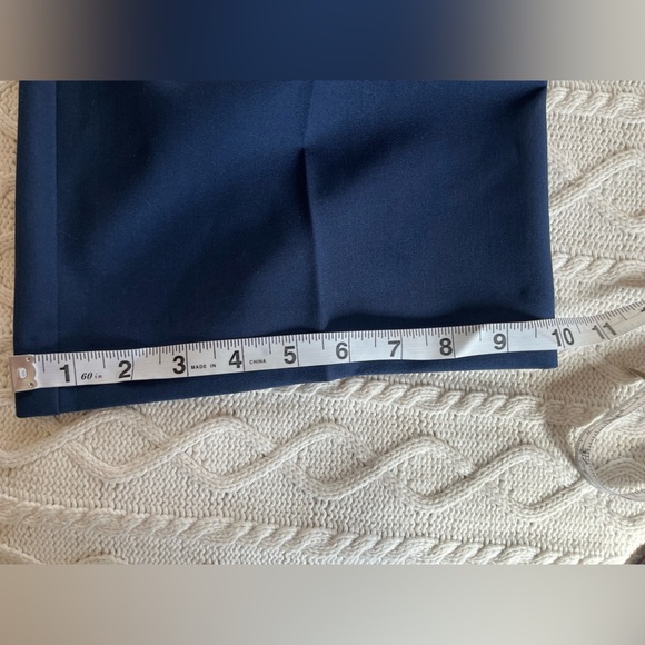 INC Navy Boot Leg Mid Rise Pants Trousers Women’s Size 10 - Picture 12 of 15